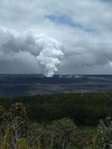 Kilauea Caldera seen from Volcano House